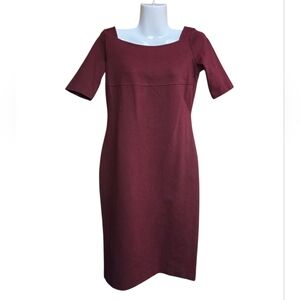 Talbots Burgundy Dress 2P